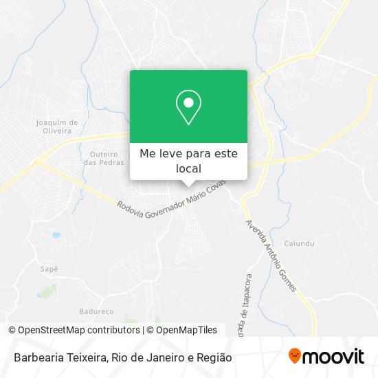 Barbearia Teixeira mapa