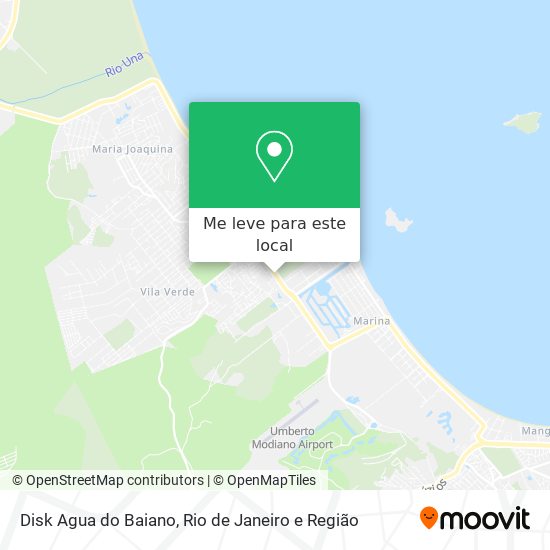 Disk Agua do Baiano mapa