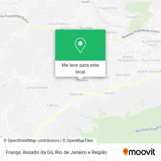 Frango Assado da Gil mapa