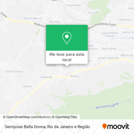 Semijoias Bella Donna mapa