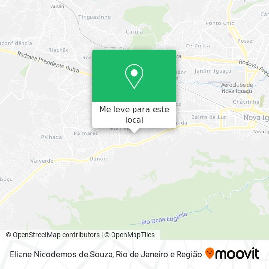 Eliane Nicodemos de Souza mapa