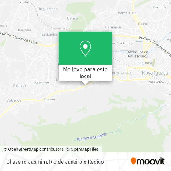 Chaveiro Jasmim mapa