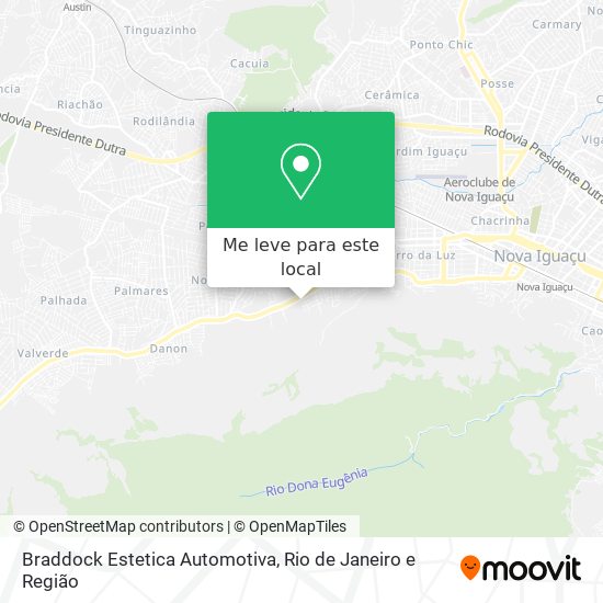 Braddock Estetica Automotiva mapa