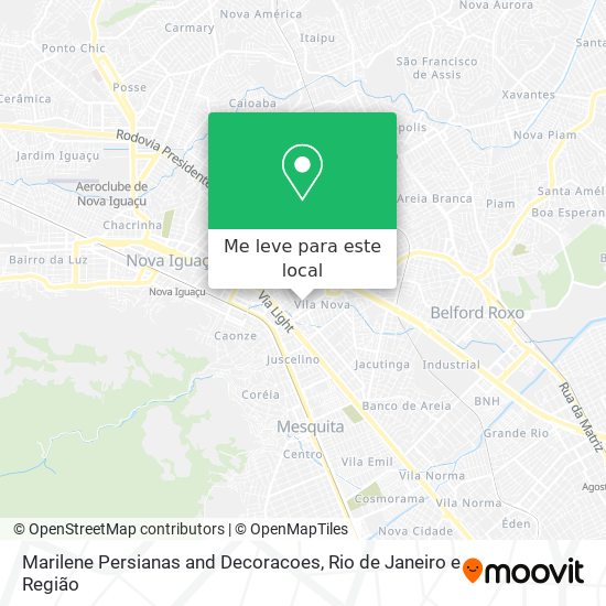 Marilene Persianas and Decoracoes mapa