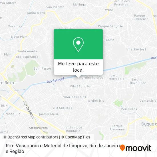 Rrm Vassouras e Material de Limpeza mapa