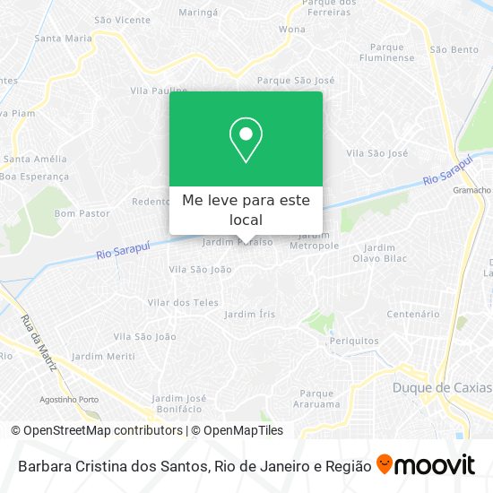 Barbara Cristina dos Santos mapa