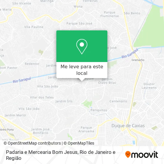 Padaria e Mercearia Bom Jesus mapa