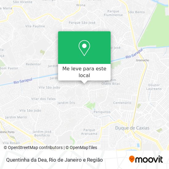 Quentinha da Dea mapa