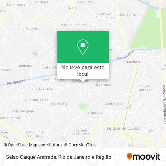 Salao Caique Andrade mapa