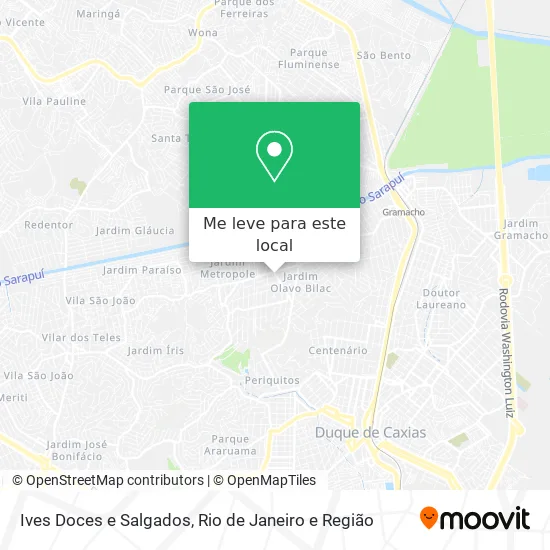 Ives Doces e Salgados mapa