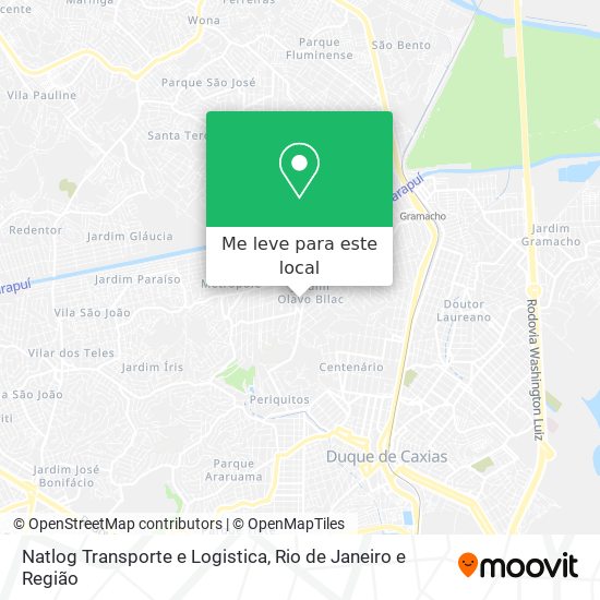 Natlog Transporte e Logistica mapa