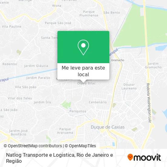 Natlog Transporte e Logistica mapa