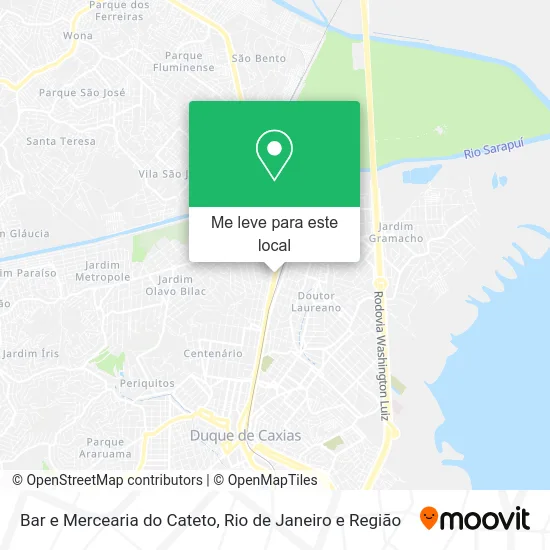 Bar e Mercearia do Cateto mapa