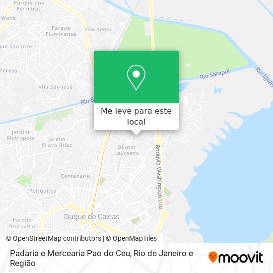 Padaria e Mercearia Pao do Ceu mapa