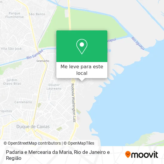 Padaria e Mercearia da Maria mapa