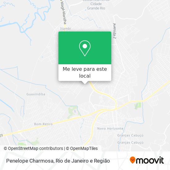 Penelope Charmosa mapa