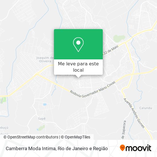Camberra Moda Intima mapa