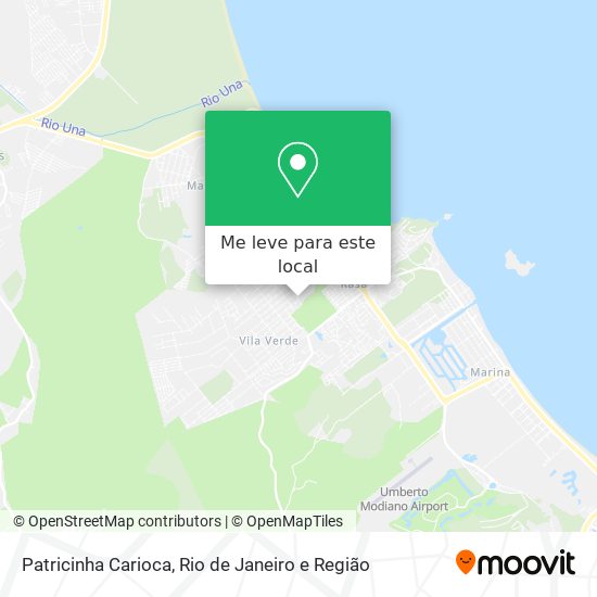 Patricinha Carioca mapa