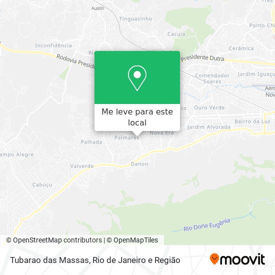Tubarao das Massas mapa