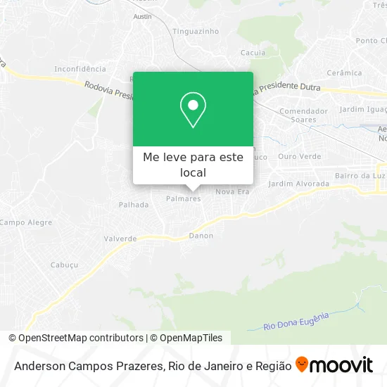Anderson Campos Prazeres mapa