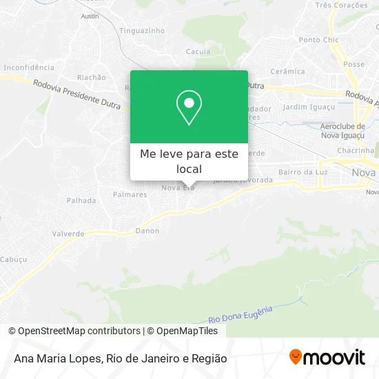 Ana Maria Lopes mapa