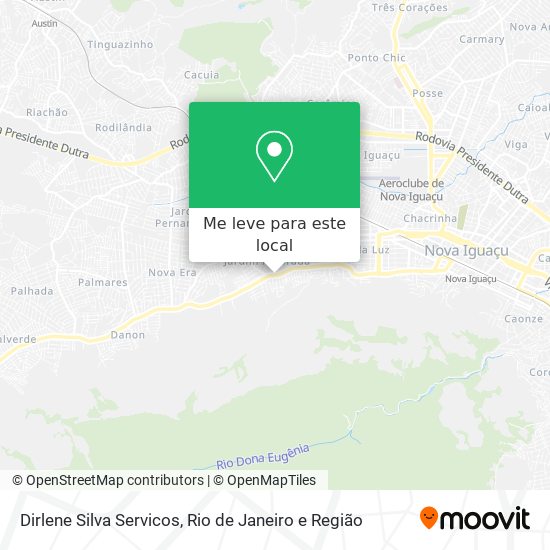 Dirlene Silva Servicos mapa