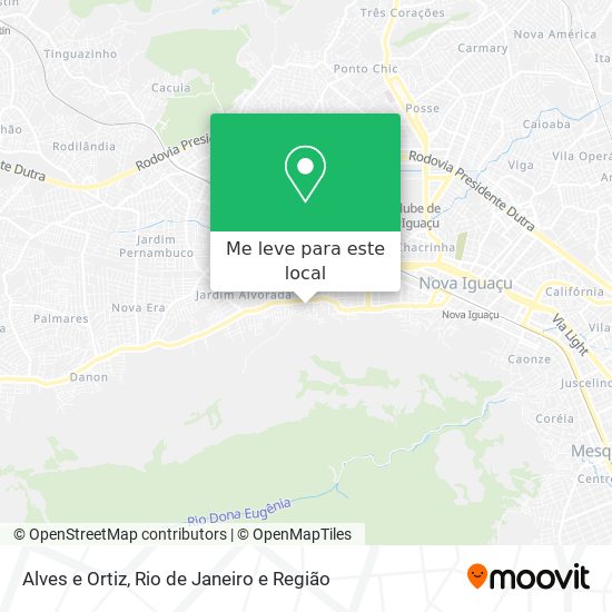 Alves e Ortiz mapa