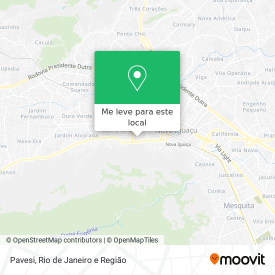 Pavesi mapa