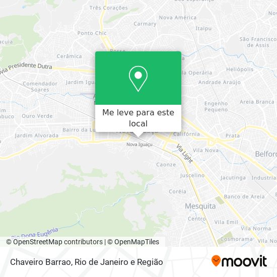 Chaveiro Barrao mapa