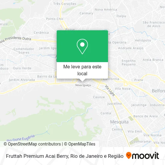 Fruttah Premium Acai Berry mapa