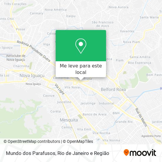 Mundo dos Parafusos mapa