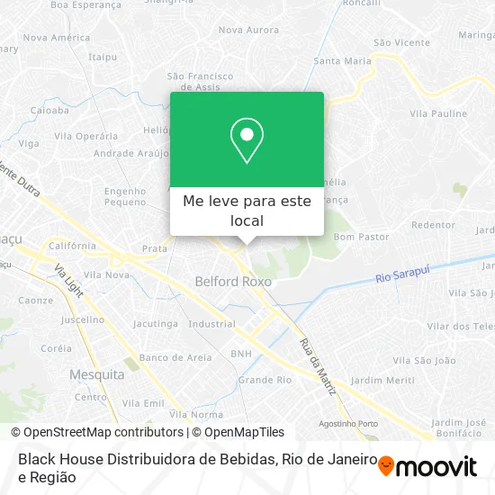 Black House Distribuidora de Bebidas mapa