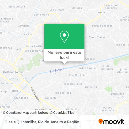 Gisele Quintanilha mapa