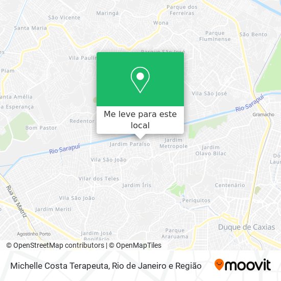 Michelle Costa Terapeuta mapa