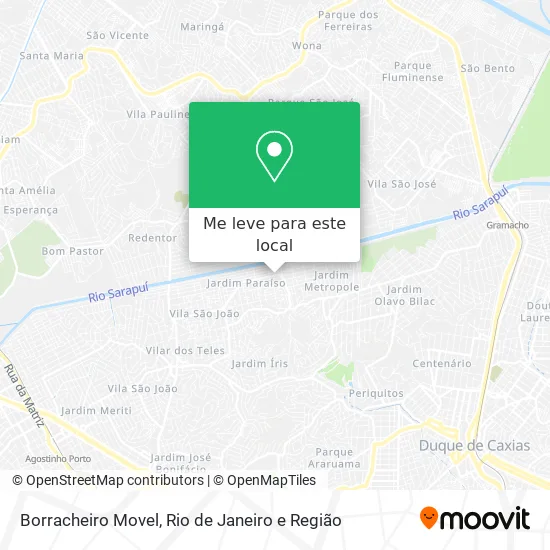Borracheiro Movel mapa