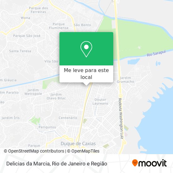 Delicias da Marcia mapa