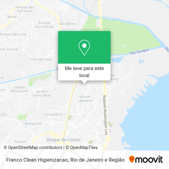 Franco Clean Higienizacao mapa