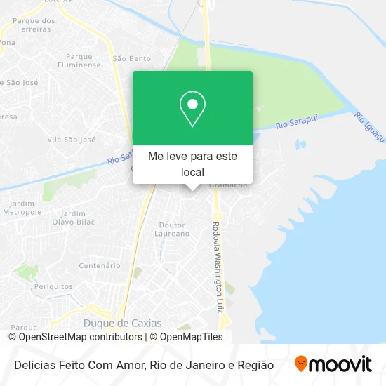 Delicias Feito Com Amor mapa
