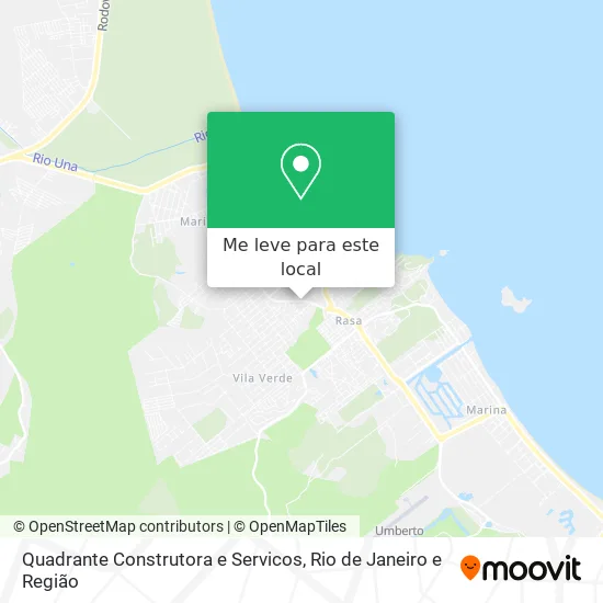 Quadrante Construtora e Servicos mapa