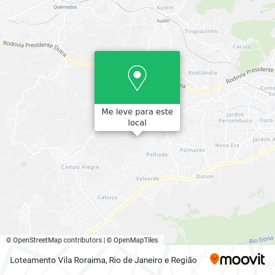 Loteamento Vila Roraima mapa