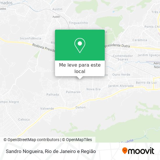 Sandro Nogueira mapa