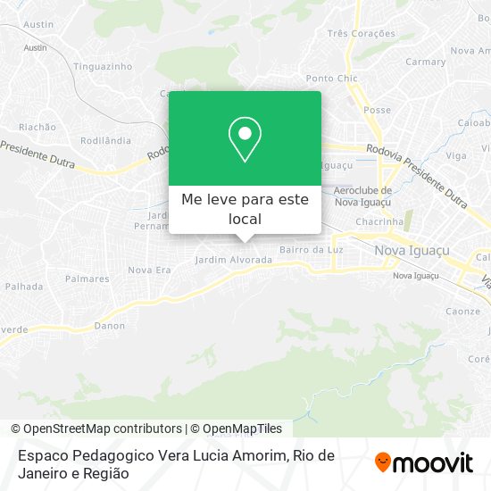 Espaco Pedagogico Vera Lucia Amorim mapa