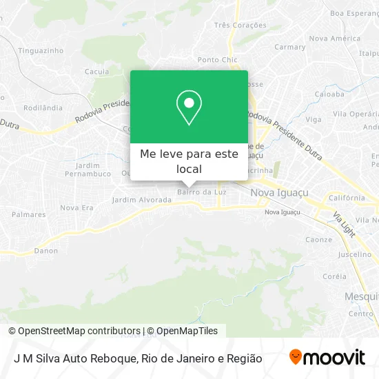 J M Silva Auto Reboque mapa