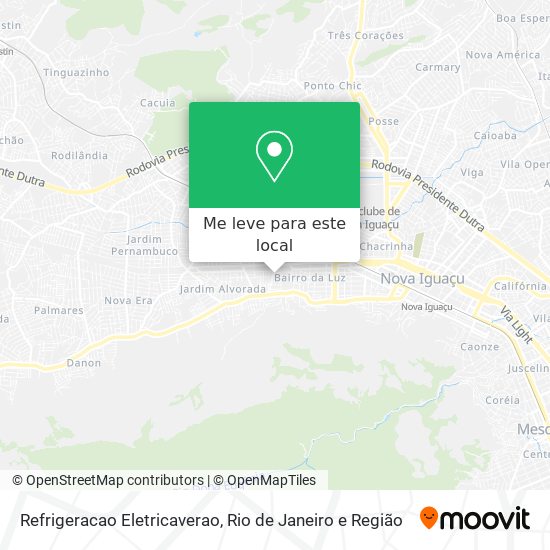 Refrigeracao Eletricaverao mapa