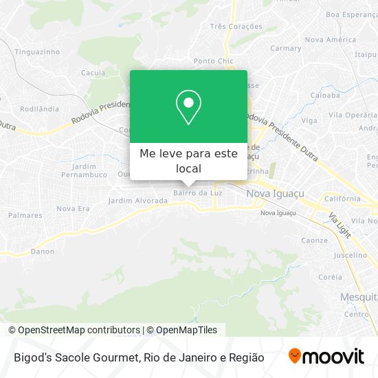 Bigod's Sacole Gourmet mapa