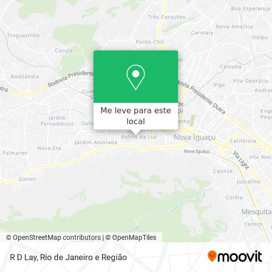 R D Lay mapa