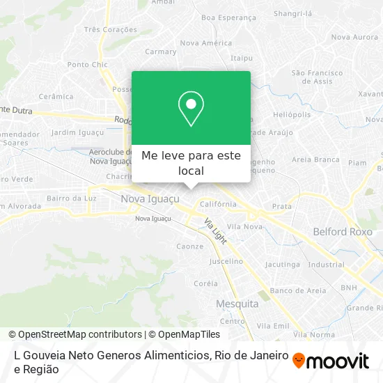 L Gouveia Neto Generos Alimenticios mapa