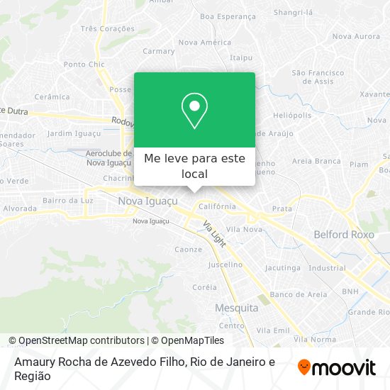 Amaury Rocha de Azevedo Filho mapa