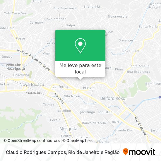 Claudio Rodrigues Campos mapa