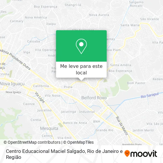 Centro Educacional Maciel Salgado mapa